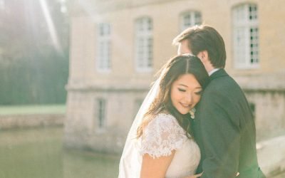 Eine atemberaubende Dijon Kathedrale Hochzeit mit einem Château Twist