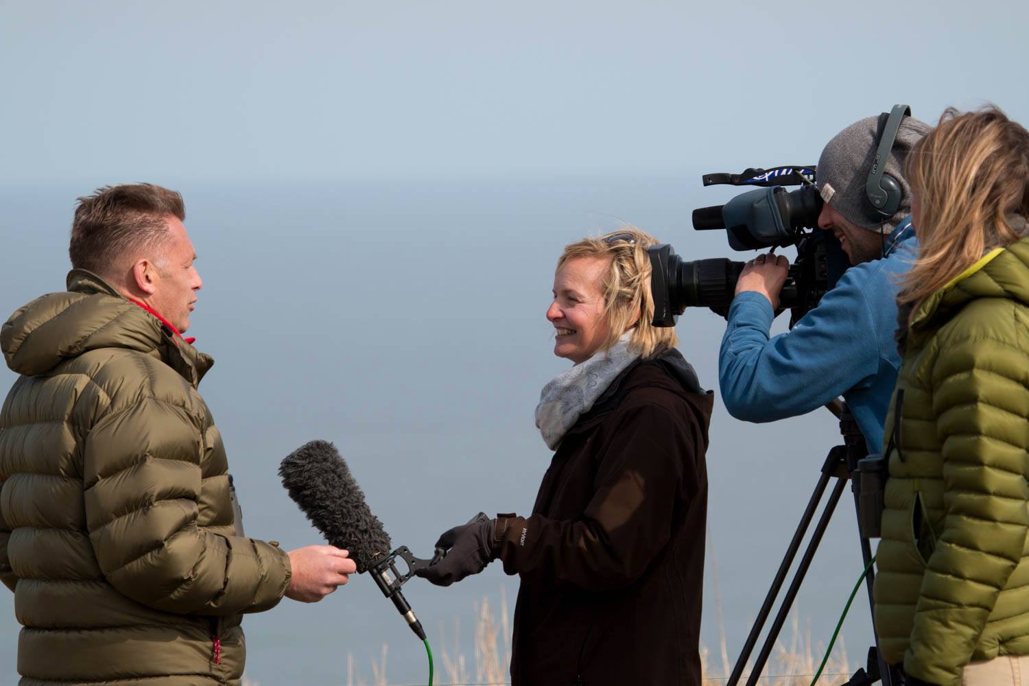 Emma interviews Chris Packham on Springwatch